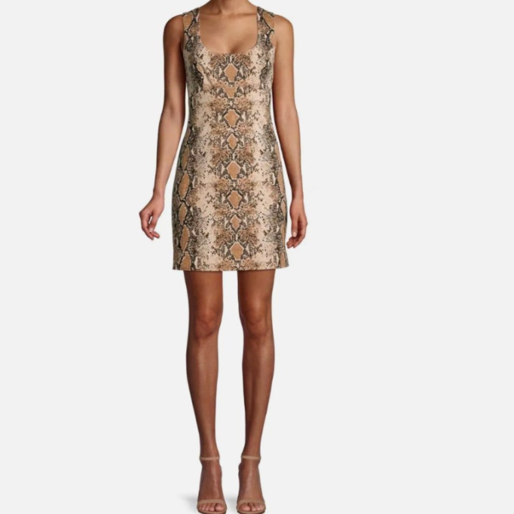 Diane Von Furstenberg Tessa Python Cutout Dress - Size 2 - NWT